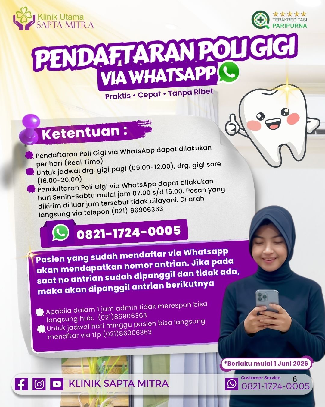 Flyer Poliklinik Gigi