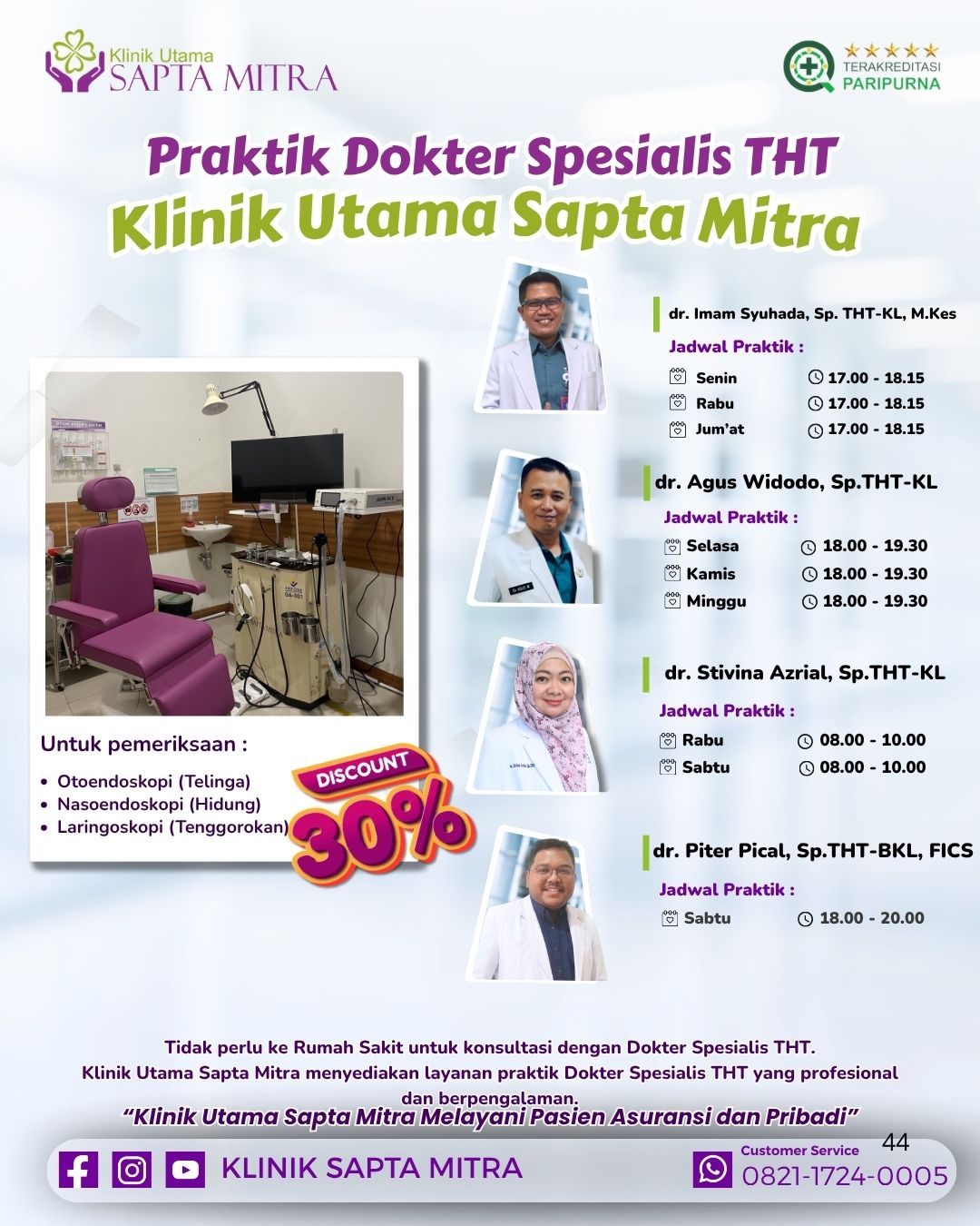 Flyer Poliklinik Spesialis THT